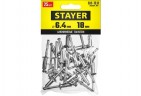 Алюминиевые заклепки Pro-FIX, 6.4 х 18 мм, 25 шт., STAYER Professional, 3120-64-18