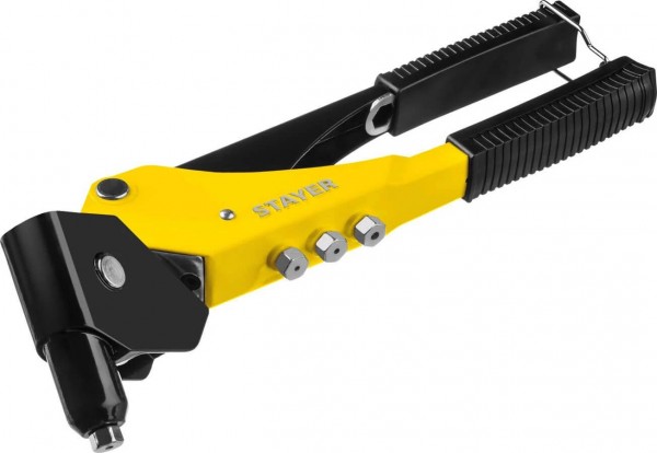 Заклёпочник поворотный STAYER "MS-360", 0-360°, для заклёпок из алюминия d=2,4-4,8 мм., литой корпус 3110_z01