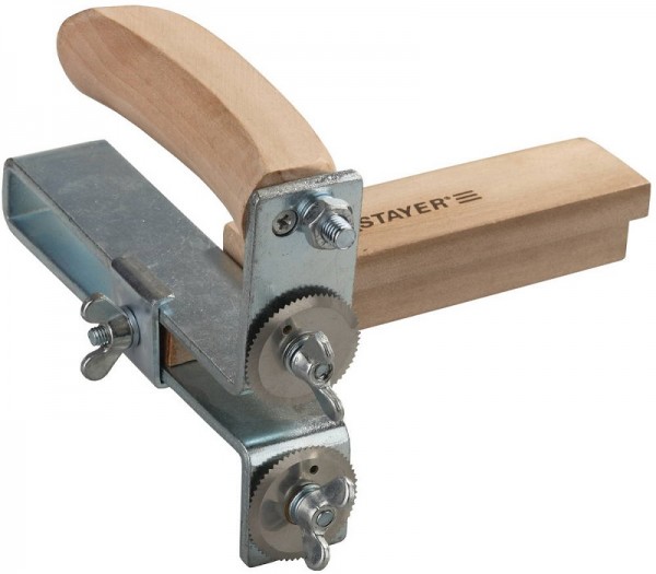 Резак STAYER "PROFI" дисковый по гипсокартону с дополнительной рукояткой 3-120мм 15175_z01