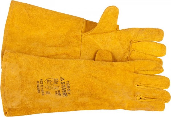 Термостойкие краги STAYER "PROFI" для сварки и тяжелых механических работ 11333-XL_z01