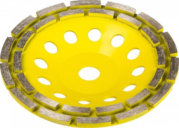 Чашка STAYER "PROFESSIONAL" алмазная сегментная двухрядная, высота 22,2мм, 180мм 33381-180