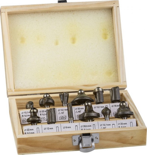 Набор STAYER Фрезы по дереву, 12шт 2992-H12