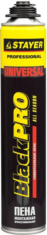 Пена STAYER "Professional" монтажная, пистолетная, всесезонная 41135