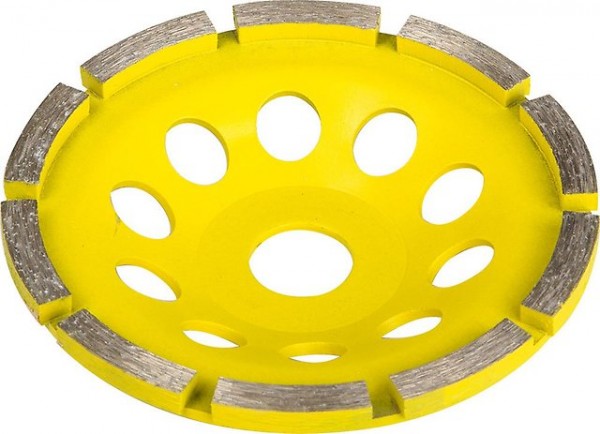 Чашка STAYER "PROFESSIONAL" алмазная сегментная однорядная, высота 22,2мм, 125мм 33382-125