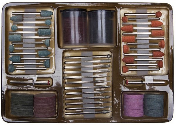 Набор STAYER "MASTER": Мини-насадки для гравировальных машин, 134 предмета 29905-H134