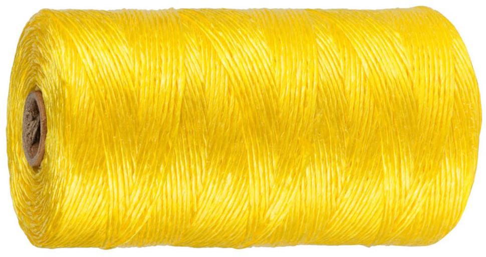 Шпагат полипропиленовый STAYER 60 м, 1.5 мм, желтый, 50077-060